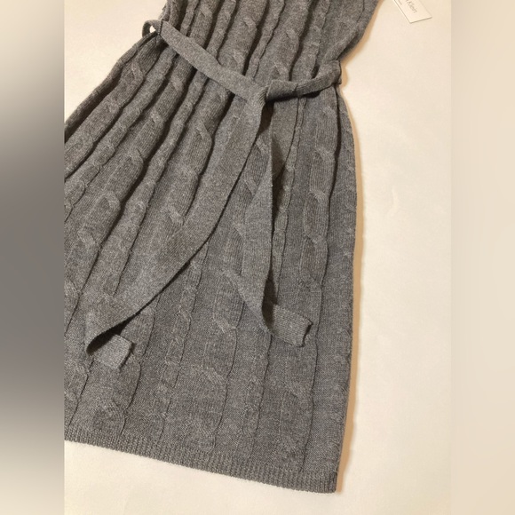 Calvin Klein Merino Wool Knit MIDI Dress Sleeveless Size M NWT - Picture 4 of 11